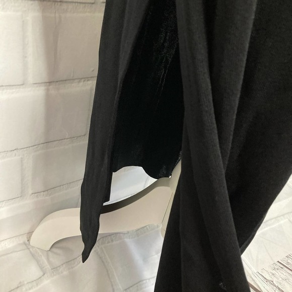 Exclusively Misook Black Scoop Neck Maxi Sheath Knit Dress (M) - Picture 7 of 9